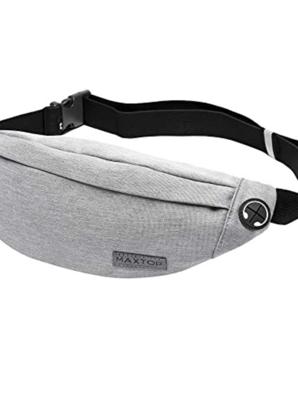 Adjustable 3-Zip Crossbody Fanny Pack for Travel Workout